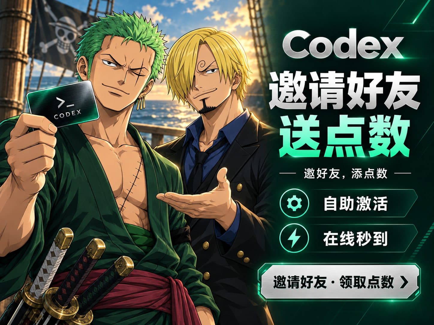 Codex 邀请好友送点数|专属邀请邮箱 在线激活秒到 商品封面